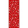 Hamamonyo Tenugui Towel, Tree Tree, Christmas, Red
