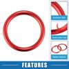 Air Vent Outlet Ring Interior Cover FOUR Custom for Jeep