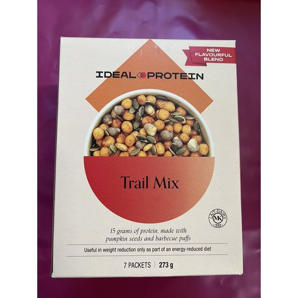 Ideal Protein Trail Mix 7 packets per box  FREE Ship BB 08/31/24