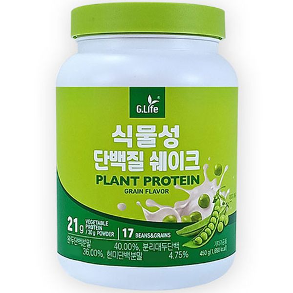 G Life Vegetable Protein Shake, 450g, 1 pack