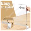 Acrylic Shelf Divider for Closet Organization,  Closets Separator, 4 Pack