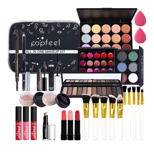 CHSEEA Makeup Gift Set Complete Starter Makeup Kit All-in-One Make Up Kit Lip Gloss Concealer Eyeshadow Palette Highly Pigmented Cosmetic Set for Teenage Girls & Adults #2