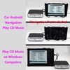 Car External Universal CD Player USB External Car Slot-Load CD Player Compatible with Android Navigation (Android Version 4.4 and Above)/PC/TV-Plug and Play