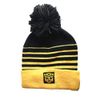 Transform Boys Black & Yellow Bumble Bee Transformers Beanie Hat (Age 4-8)