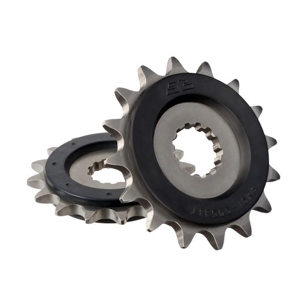 JT Sprockets JTF565.16RB-2 16 Tooth Rubber Cushioned Front Countershaft Sprocket, 2-Pack