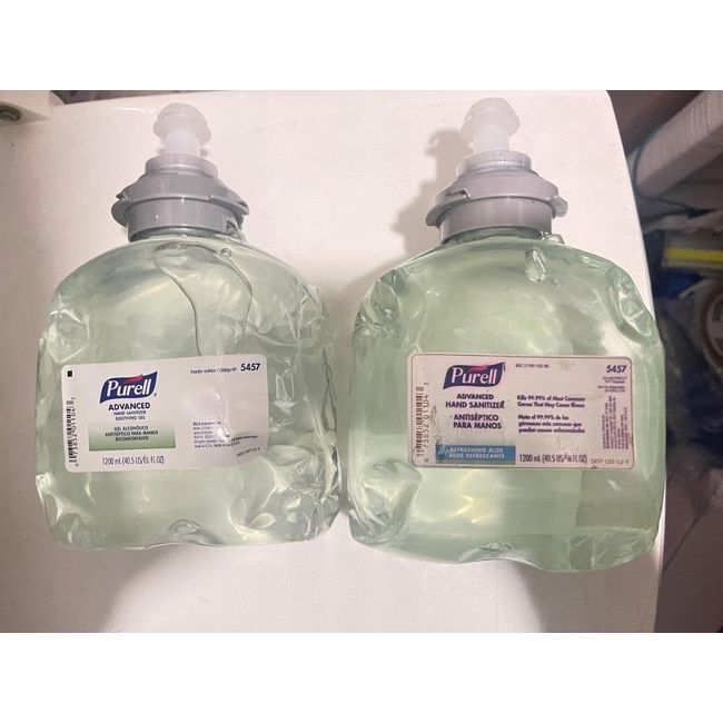 PURELL 5457-02 Refill 1200ML Advanced Gel Hand Sanitizer EXP varies Case of 2(DR