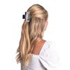 Bellefixe Premium Designer Jaw Clips (8.5cm, Matte Black)