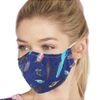 ECO CHIC M04 Blue Sea Creatures Mask