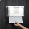 Evron Paper Towel Dispenser Countertop & Wall Mount Clear One-Hand Pull C Fol...