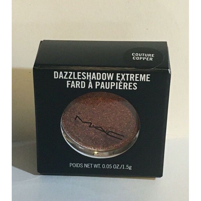 MAC Dazzleshadow Extreme Eye Shadow, Eyeshadow COUTURE COPPER Full Size NEW