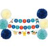 Flower Pom Pokemon Cool Birthday Decoration Set