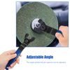 LIAMGUS Universal Angle Grinder Wrench, Adjustable Thickening Spanner Key with Non-Slip Plastics Handle (Blue Black)