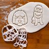 2er Set Goldendoodle Ausstechformen (Formen: Körper & Gesicht), 2 Teile, Bakerlogy