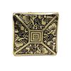 6 Handmade Brass Knobs | Brass Black Cabinet Knobs | Drawer Knobs Ideal for Any Home, Kitchen or Office | These Knobs for Dresser Handmade Classic Hardware Decor, Black (Set of 6)