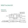 Littelfuse 0298100 Bolt Down Auto Fuse 100A Time Delay 32V 298 Series, MEGA