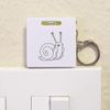 'Happy Snail' Keyring Tape Measure/Spirit Level Tool (KM00041751)