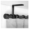 One (1) IKEA BETYDLIG Wall Ceiling Bracket Black Adjustable Rod Holder New