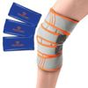 Knee Reusable Gel Ice Compression Wrap, Cold and Hot Adjustable