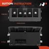 A-Premium Front Driver Power Master Window Switch Compatible with Chevrolet Sail 2010 2011 2012 2013 2014