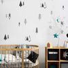 Nordic Scandinavian Tree Stencils Set of 12