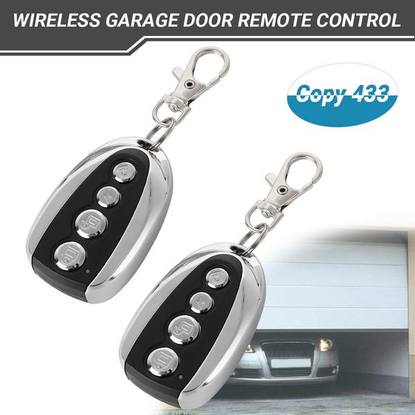 2pcs Remote Control Backup Key Sliding Gate Opener Automatic Operator 433.92 MHz