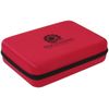 Essential Oils Carrying Case for 5ml, 10ml and 15ml Bottles - Hard Shell Exterior Storage Organizer Holds doTerra and Endless Others by Soothing Wellness Essentials (Scarlet Red, 70 Oils)