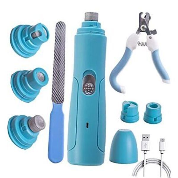 Professional Pet Dog Nail Grinder with high Speed 3 Ports 2 Sleeve fits