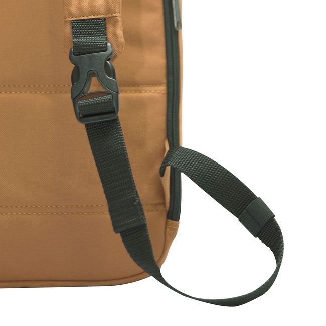 Carhartt Mono Sling Backpack, Unisex Crossbody Bag for Travel and Hiking,  Carhartt Brown