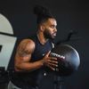 Titan Fitness 18 LB Composite Wall Ball, Soft Shell Poly-Composite Laminate