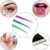 LauCentral 200PCS Micro Applicator Brushes for Makeup - Disposable Mascara Wands for Eyelash Extensions, Precision Eye Makeup Tools