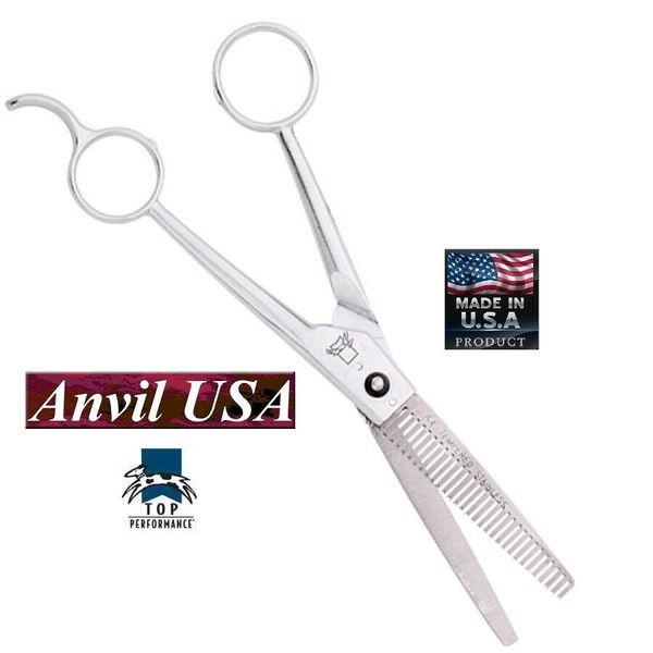 TOP PERFORMANCE(ANVIL)PRO THINNING Shears Grooming Pet Dog Cat Blending Scissors