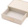 Francfranc Franc Stacking Jewelry Box Open Multi, Large, White