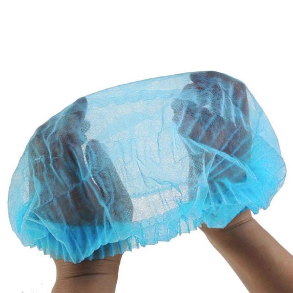 SETH-100 Pcs-21 Inches-Bouffant Disposable Hairnets Cap|Hair Nets|Hair Covers|Head Caps|Hair cover net|Bonnets|Food service,Kitchen,Sleeping,Cooking,Shower,Women,Work.