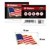 Quattroerre 14007 3D Sticker American Flag