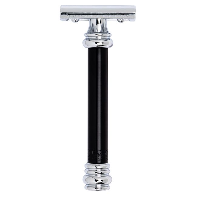 Merkur Black Handled Double Edge Safety Razor, MK-38011