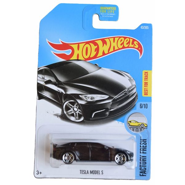 Hot Wheels Tesla Model S, Factory Fresh 6/10 - Tesla