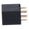 Pin Header Strip 50pcs Double Row Female PCB Board Socket Durable 2x3-Pin Straight Connector PCB Board