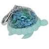 Sequin Sea Turtle Pocketbac Holder Key Chain Clip