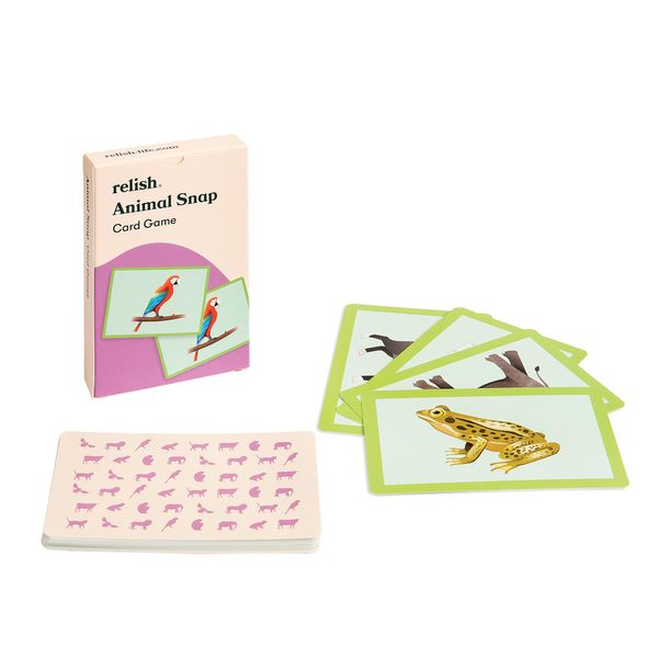 Relish - Animal Snap Card Game, Alzheimer’s & Dementia Activities, Aids, Toys and Games for Elderly/Seniors