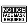 StickerTalk Notice Face Mask Required Vinyl Sticker,