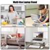 Adjustable Laptop Stand with Cooling Fan, Aluminium Alloy Multi-Angle Compute...
