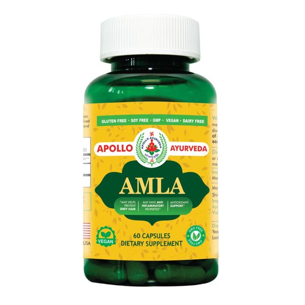 Apollo Ayurveda Organic AMLA Capsules - 60 Capsules