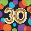 Creative Converting Metallic Gold Napkins, One Size, Multicolor