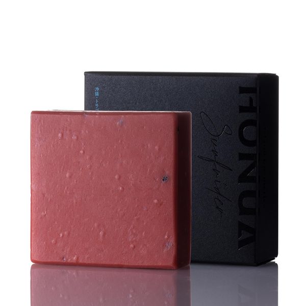 HONUA Surfrider Shampoo Bar, Frame Kneading Solid Soap, Cold Process, Formulated with Okinawan Dragon Fruit Pulp Extract by EMAJINY