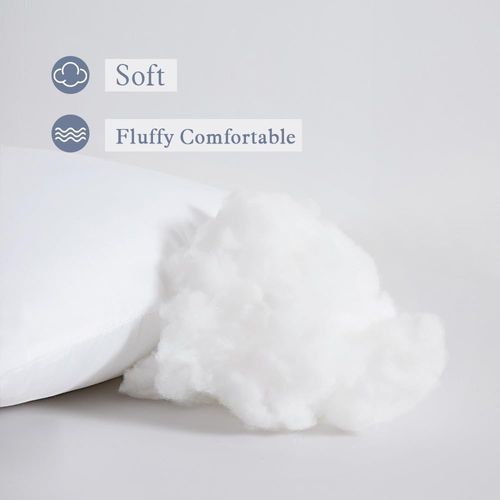 MIULEE Cushion Inserts 30cm x 50cm, Throw Pillow Insert for Sofa/Bed, Decorative Cushion Inner Pads, White Cushion Filler, Rectangle Pillow Stuffer, 12 x 20 Cushion Insert 2 Pack