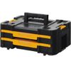 DEWALT TSTAK IV 7 in. Stackable 18-Compartment Double Shallow Drawer