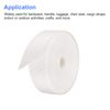 sourcing map Flat Nylon Webbing Strap 1.5 Inch 10 Yards White for Backpack, Luggage-rack