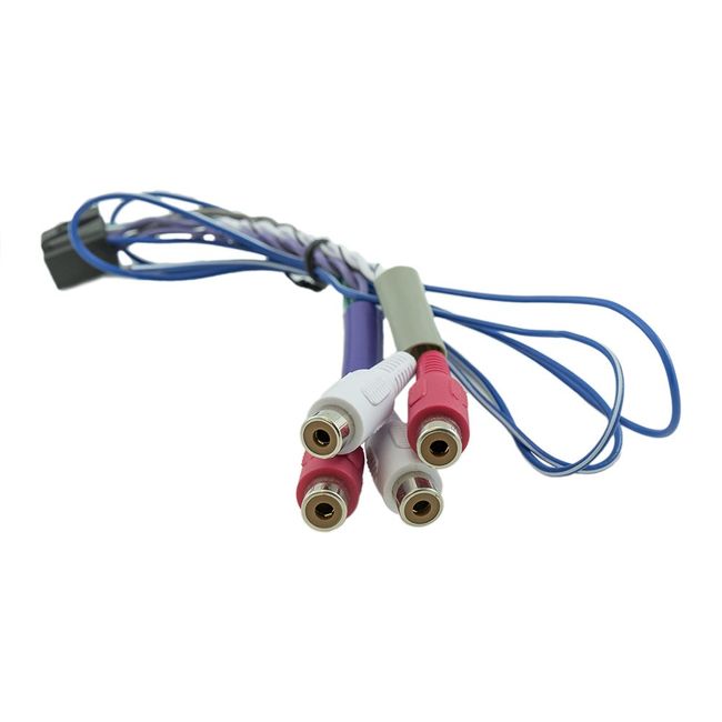 ALPINE KTP-445U OEM Genuine Front/Rear/Remote ON RCA Cable Harness