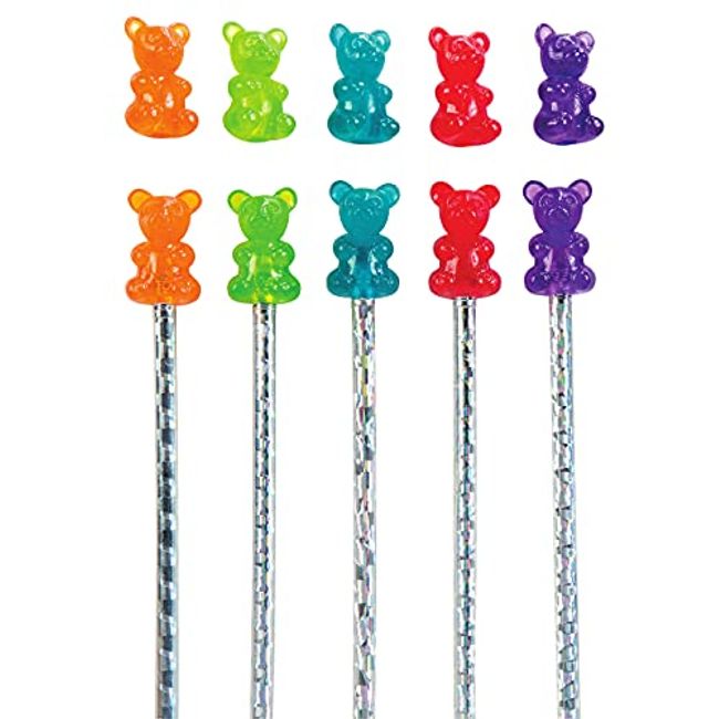 ToyPlaya Scented Gummy Bear Pencil Toppers 12x pcs