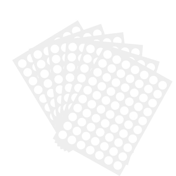 Coding Labels Circle 3/4" Round Color Coding Circle 1050pcs Dot Labels Color-Coding Labels Label Circle Stickers(White)
